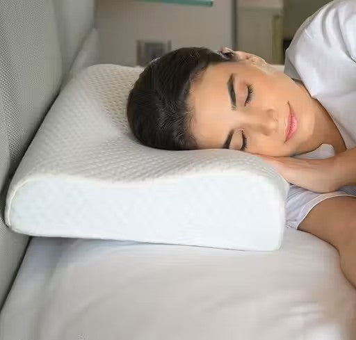 Orthopedic Memory Foam Cervical Pillow – Neck & Shoulder Pain Relief, Washable Cover, Ideal for Side, Back & Stomach Sleepers