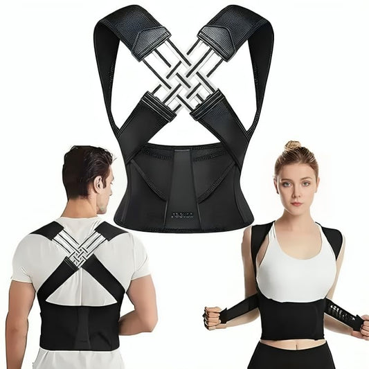 Posture Corrector Belt for Men & Women – Back Pain Relief, Shoulder & Spine Support Brace, Clavicle Support, Back Straightener – Adjustable Universal Size